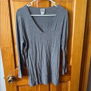#26 - Anne Klein Gray Long Sleeve Blouse
